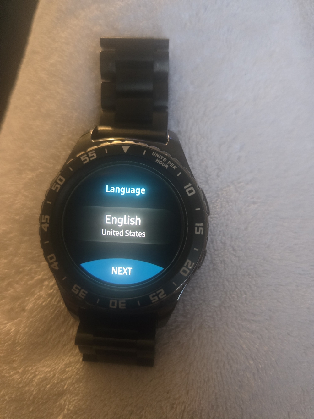 Samsung Gear S2 Black Metal-Band Smartwatch with Touchscreen Display